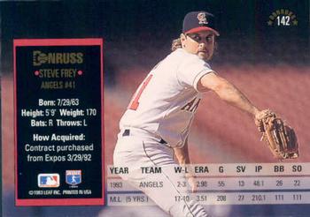 Steve Frey  baseball card collectible - Main Image 2