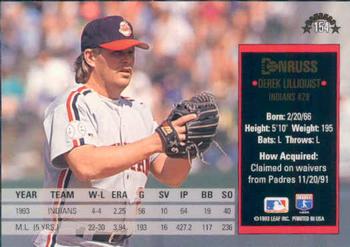 Derek Lilliquist  baseball card collectible - Main Image 2