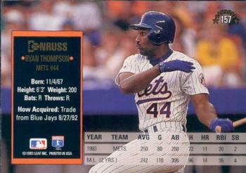 Ryan Thompson  baseball card collectible - Main Image 2