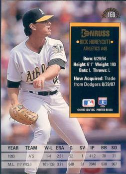 Rick Honeycutt  baseball card collectible - Main Image 2