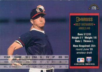 Hilly Hathaway  baseball card collectible - Main Image 2