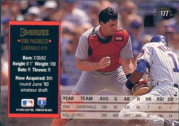 Tom Pagnozzi  baseball card collectible - Main Image 2