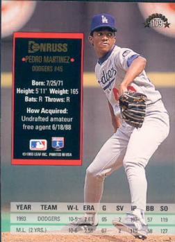 Pedro Martinez  baseball card collectible - Main Image 2