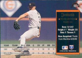 Trevor Hoffman  baseball card collectible - Main Image 2