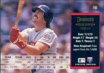 Brian Harper  baseball card collectible - Main Image 2