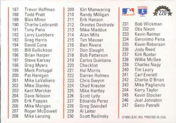 Checklist: 165-247  baseball card collectible - Main Image 2