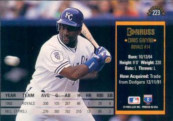 Chris Gwynn  baseball card collectible - Main Image 2