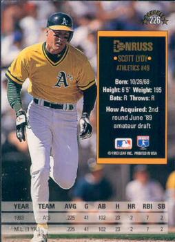 Scott Lydy  baseball card collectible - Main Image 2