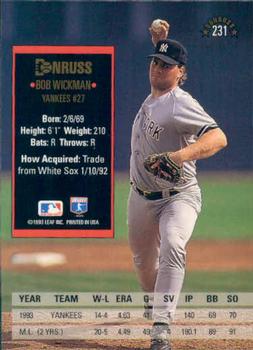 Bob Wickman  baseball card collectible - Main Image 2