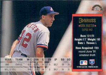 Kirk Rueter  baseball card collectible - Main Image 2