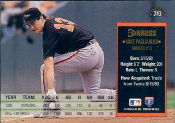 Mike Pagliarulo  baseball card collectible - Main Image 2
