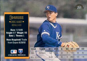 Chris Haney  baseball card collectible - Main Image 2
