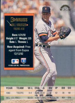 Bill Krueger  baseball card collectible - Main Image 2