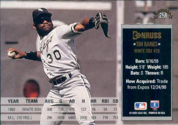 Tim Raines  baseball card collectible - Main Image 2