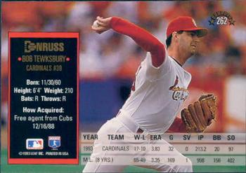 Bob Tewksbury  baseball card collectible - Main Image 2
