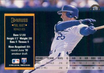 Phil Hiatt  baseball card collectible - Main Image 2