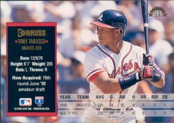 Tony Tarasco  baseball card collectible - Main Image 2