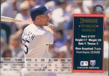 Tim Wallach  baseball card collectible - Main Image 2