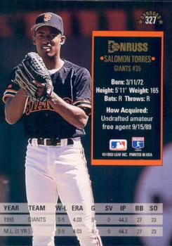 Salomon Torres  baseball card collectible - Main Image 2