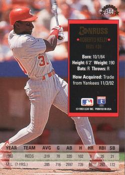 Roberto Kelly  baseball card collectible - Main Image 2