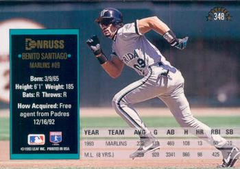 Benito Santiago  baseball card collectible - Main Image 2