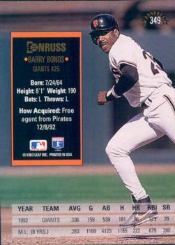 Barry Bonds  baseball card collectible - Main Image 2