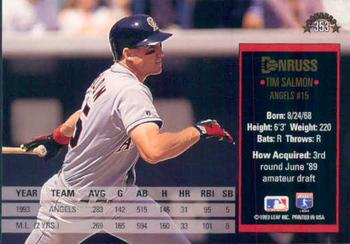Tim Salmon  baseball card collectible - Main Image 2