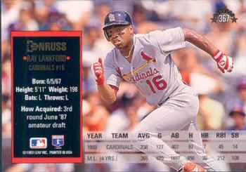 Ray Lankford  baseball card collectible - Main Image 2