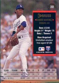 Ramon Martinez  baseball card collectible - Main Image 2