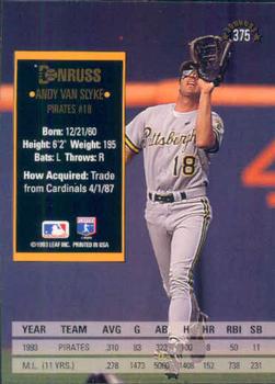 Andy Van Slyke  baseball card collectible - Main Image 2