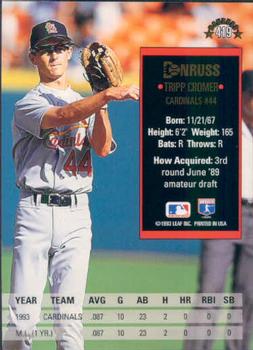 Tripp Cromer  baseball card collectible - Main Image 2