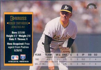 Roger Smithberg  baseball card collectible - Main Image 2