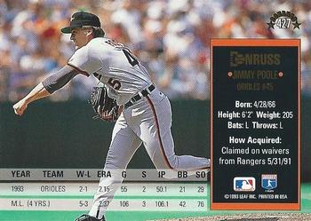 Jimmy Poole  baseball card collectible - Main Image 2