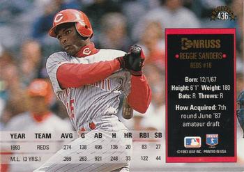 Reggie Sanders  baseball card collectible - Main Image 2