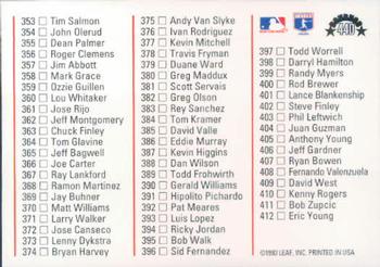 Checklist: 331-412  baseball card collectible - Main Image 2