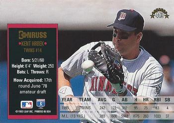 Kent Hrbek  baseball card collectible - Main Image 2