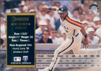 Eric Anthony  baseball card collectible - Main Image 2