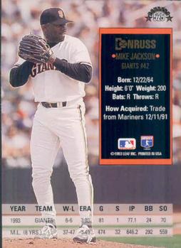 Mike Jackson  baseball card collectible - Main Image 2