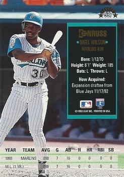 Nigel Wilson  baseball card collectible - Main Image 2