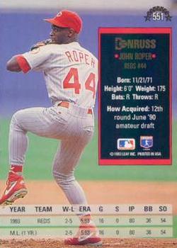 John Roper  baseball card collectible - Main Image 2