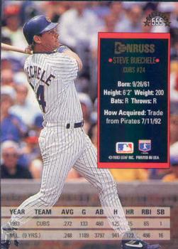 Steve Buechele  baseball card collectible - Main Image 2