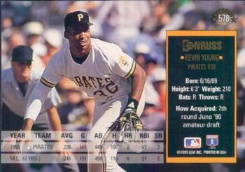 Kevin Young  baseball card collectible - Main Image 2