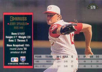 Jerry Spradlin  baseball card collectible - Main Image 2