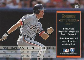 Scott Livingstone  baseball card collectible - Main Image 2