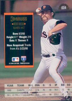 Rod Beck  baseball card collectible - Main Image 2