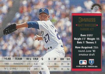 Matt Whiteside  baseball card collectible - Main Image 2