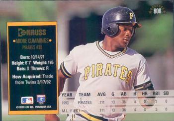 Midre Cummings  baseball card collectible - Main Image 2