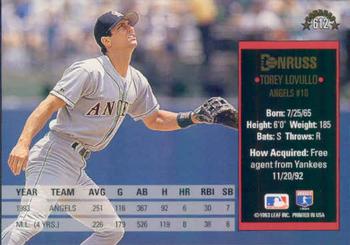 Torey Lovullo  baseball card collectible - Main Image 2