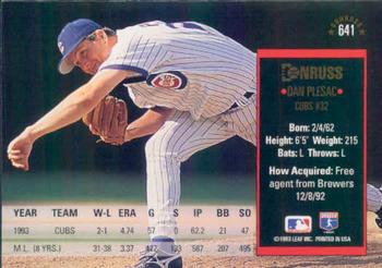 Dan Plesac  baseball card collectible - Main Image 2