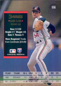 Mark Clark  baseball card collectible - Main Image 2